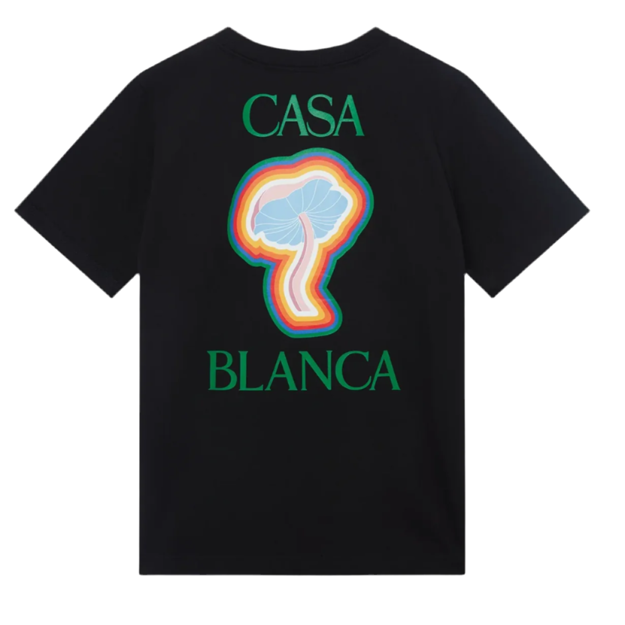 Casablanca Rainbow Mushroom T-Shirt Black