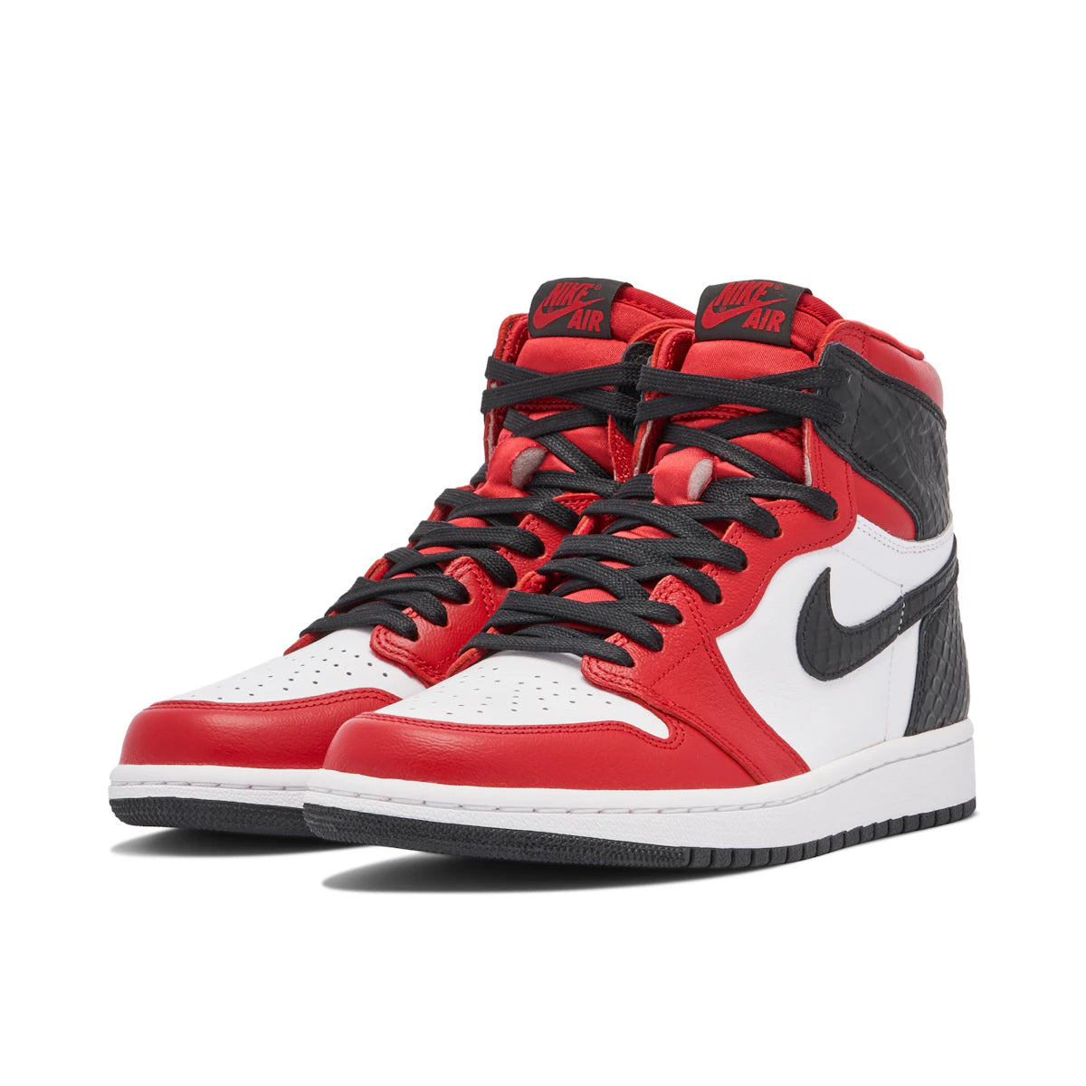 Jordan 1 Retro High Satin Snake Chicago (W) by Jordan's in Shoes. Available at KershKicks for £185.00. A must-have for fans of Jordan's looking to elevate their style with this Shoes.
