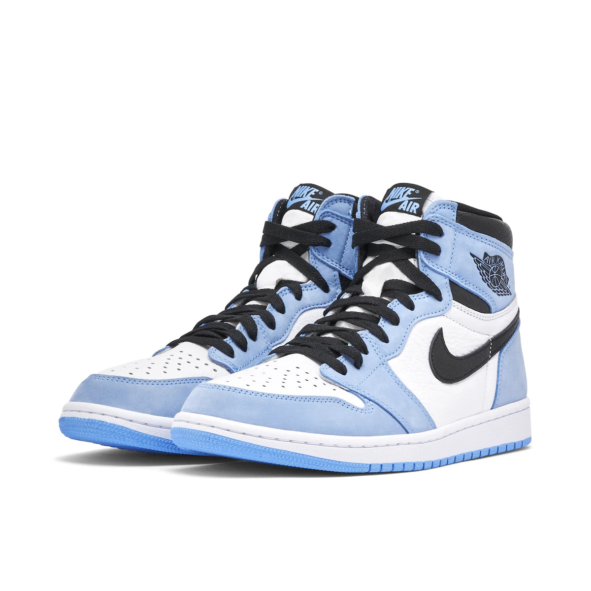 Jordan 1 Retro High University Blue by Jordan's in Shoes. Available at KershKicks for £350.00. A must-have for fans of Jordan's looking to elevate their style with this Shoes.