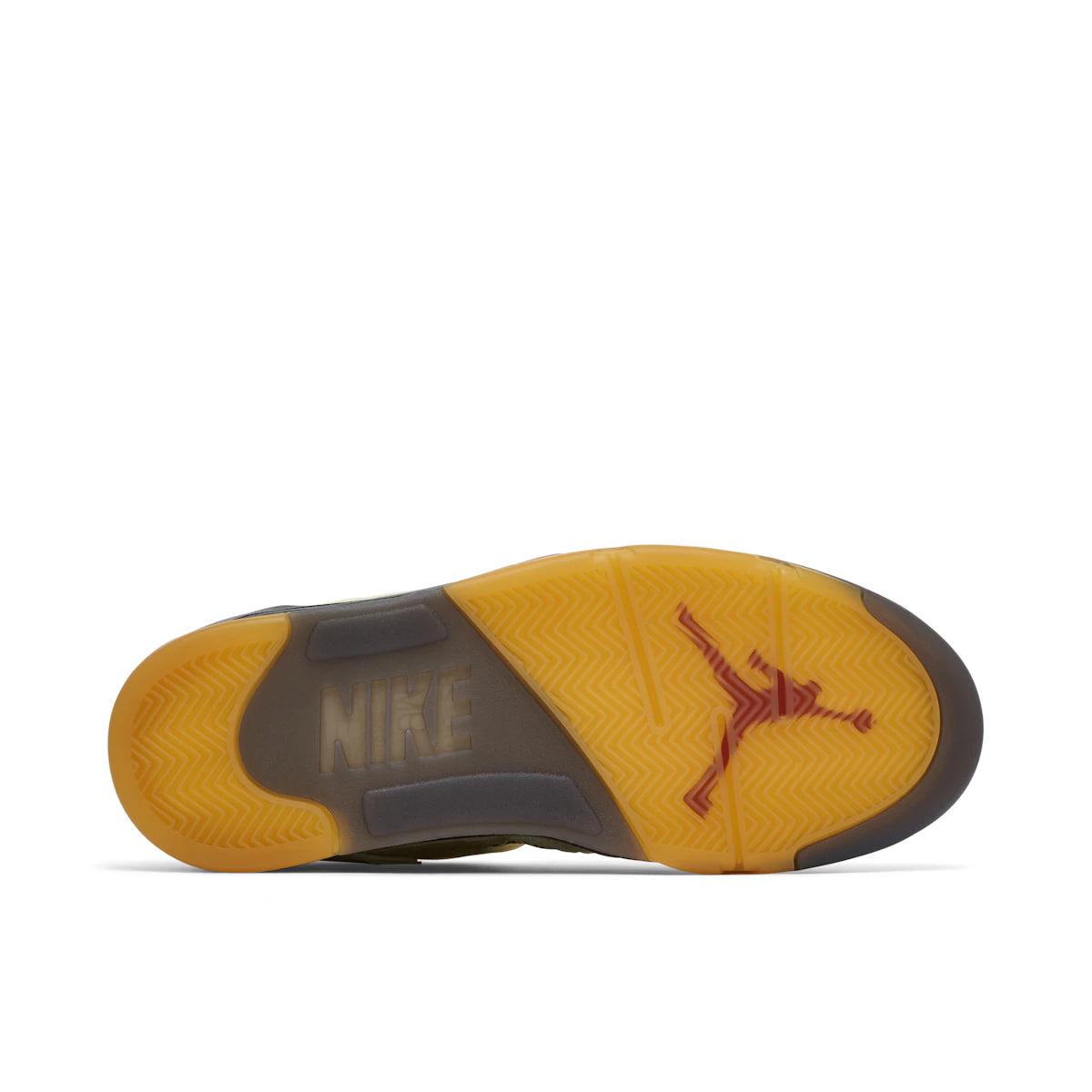 Jordan 5 Retro OFF-WHITE Sail by Jordan's in Shoes. Available at KershKicks for £500.00. A must-have for fans of Jordan's looking to elevate their style with this Shoes.