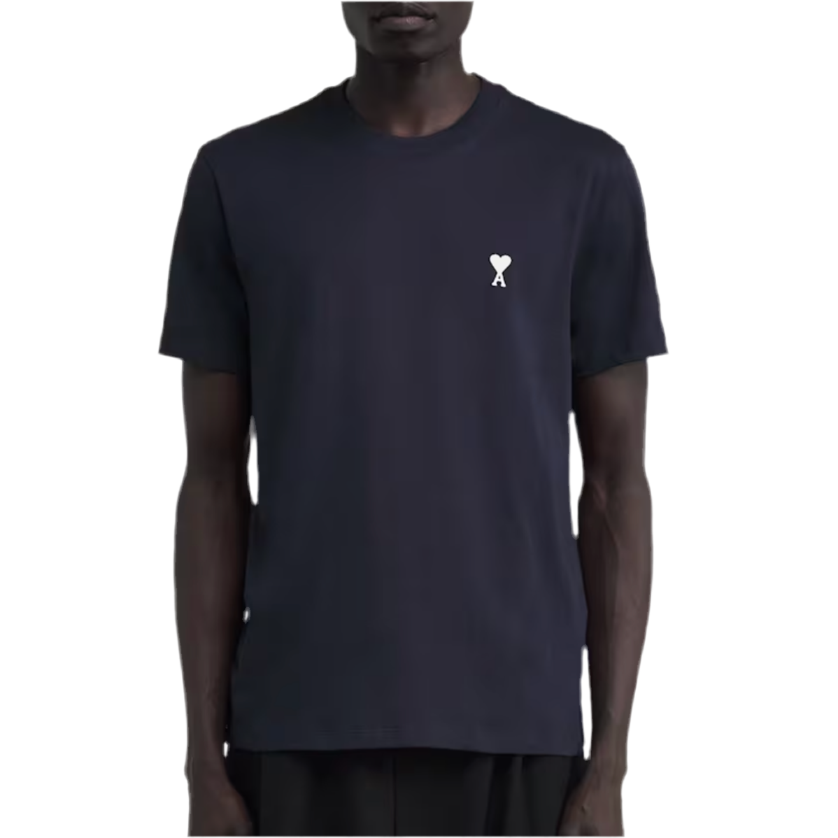 Ami Paris Ami De Coeur T-Shirt Navy