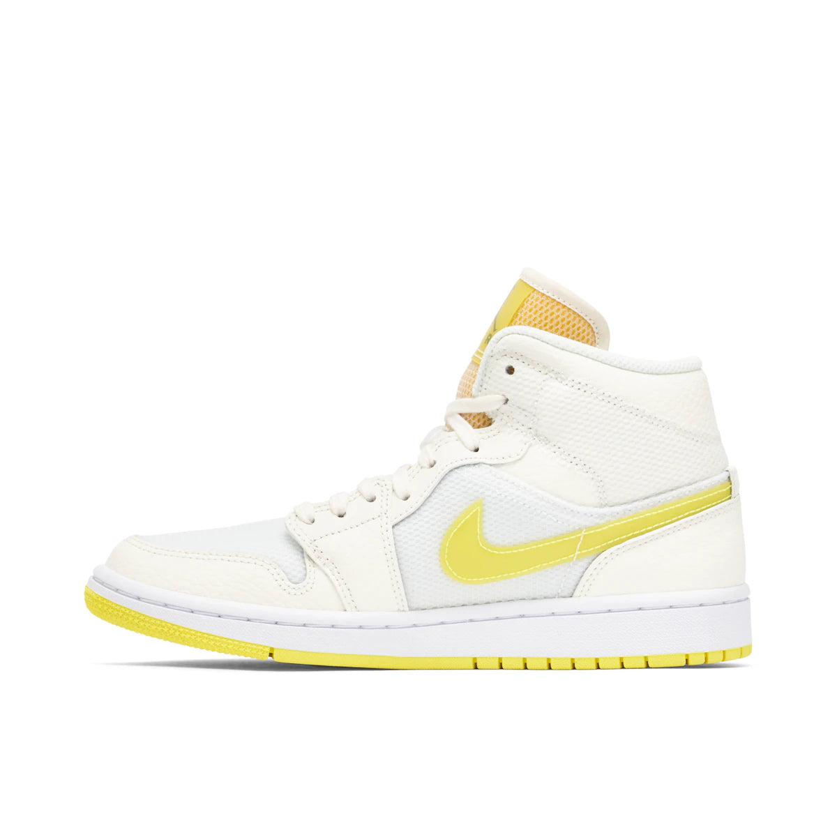 Jordan 1 Mid SE Voltage Yellow (W) by Jordan's in Shoes. Available at KershKicks for £130.00. A must-have for fans of Jordan's looking to elevate their style with this Shoes.
