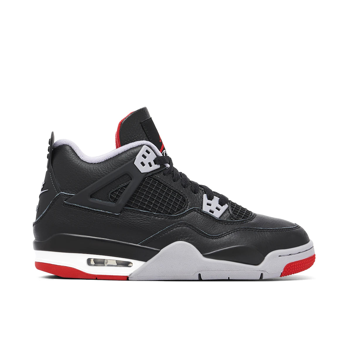 Jordan 4 Retro Bred Reimagined (GS) by Jordan's in Shoes. Available at KershKicks for £166.50. A must-have for fans of Jordan's looking to elevate their style with this Shoes.