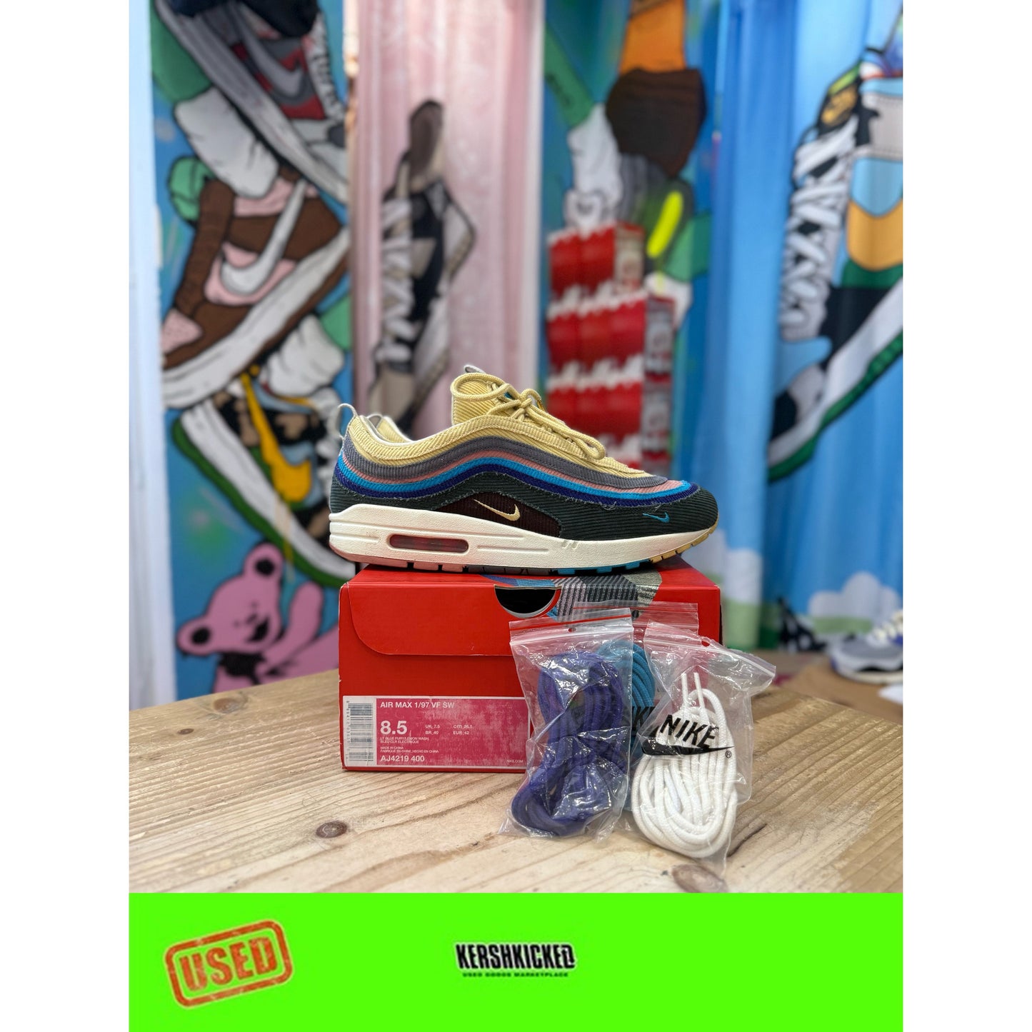 Nike Air Max 1/97 Sean Wotherspoon UK7.5
