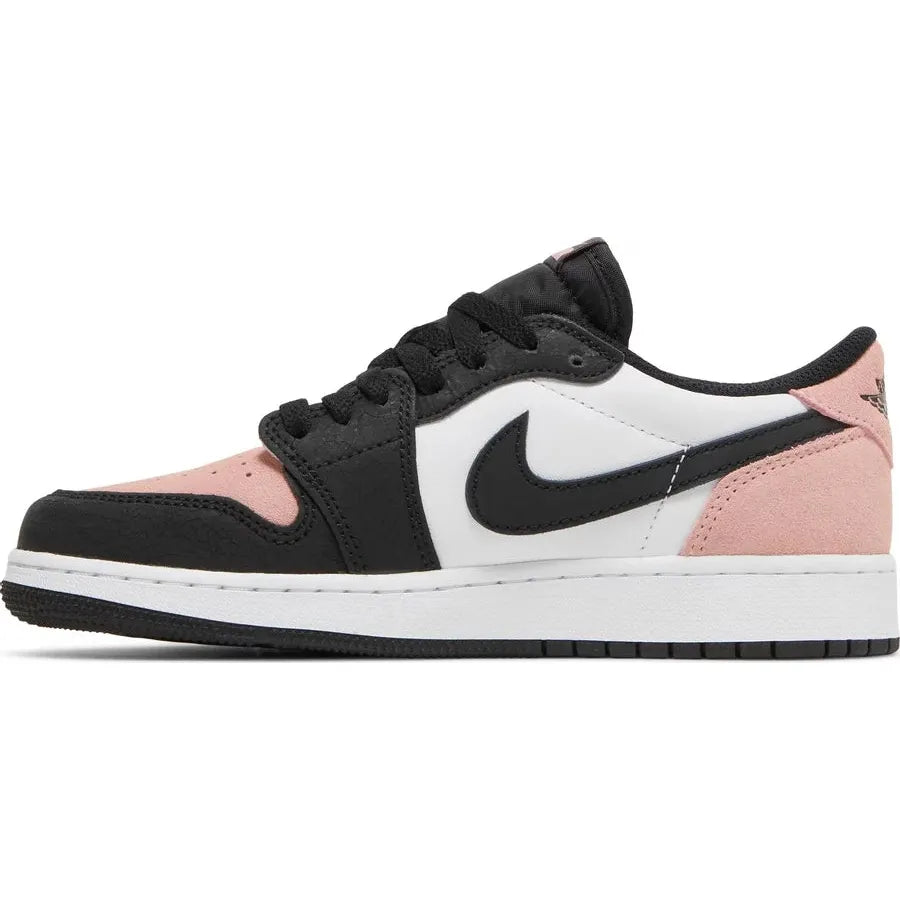 Jordan 1 Low OG Bleached Coral (GS) by Jordan's in Shoes. Available at KershKicks for £150.00. A must-have for fans of Jordan's looking to elevate their style with this Shoes.