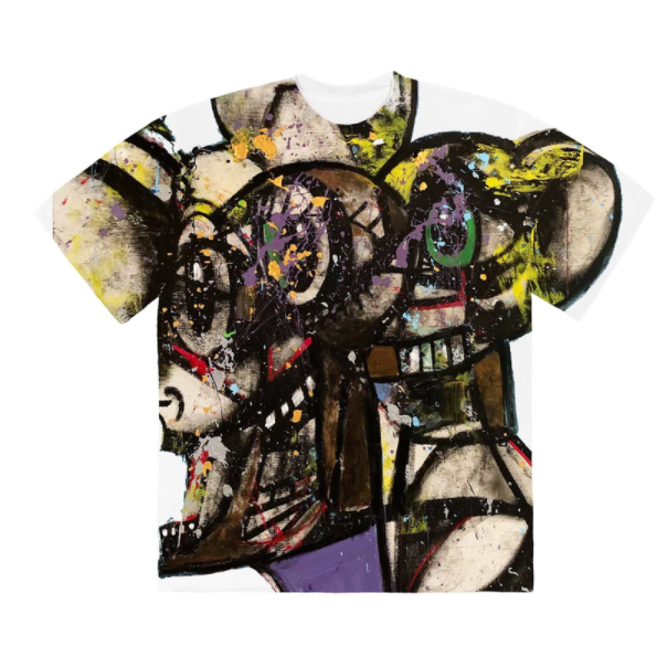 Travis Scott Portrait Tee - White