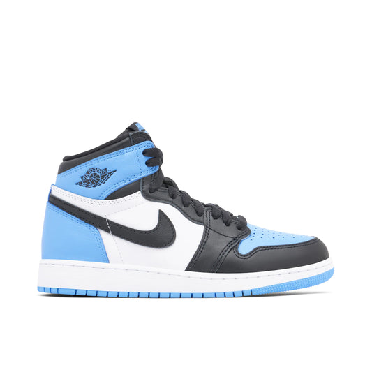 Jordan 1 Retro High OG UNC Toe by Jordan's in Shoes. Available at KershKicks for £211.50. A must-have for fans of Jordan's looking to elevate their style with this Shoes.