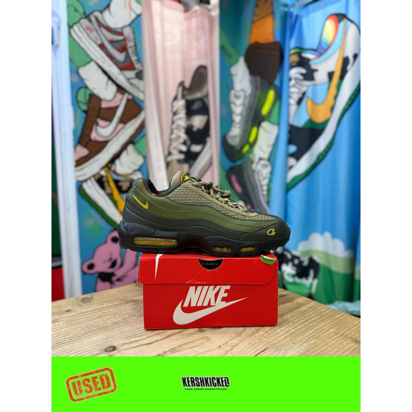 Nike Air Max 95 Corteiz Gutta Green UK 12