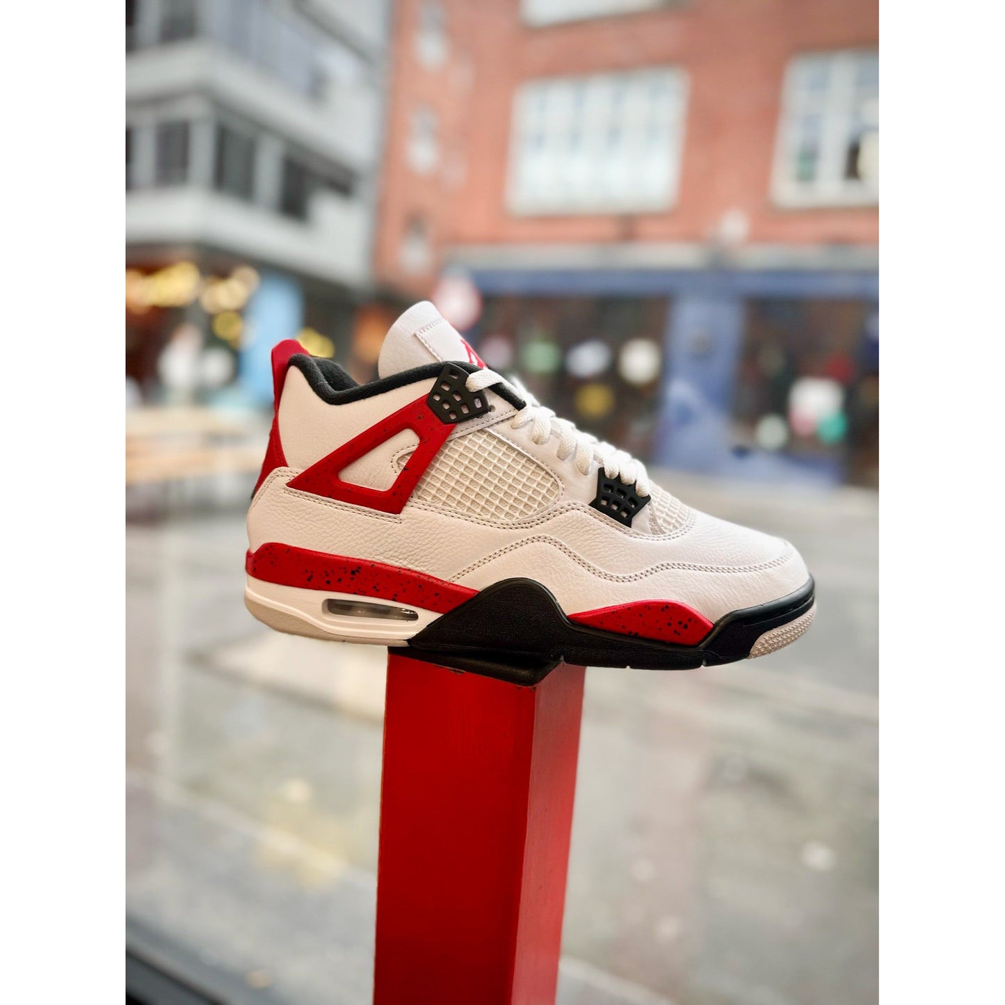 Jordan 4 Retro Red Cement (GS) by Jordan's in Shoes. Available at KershKicks for £166.50. A must-have for fans of Jordan's looking to elevate their style with this Shoes.