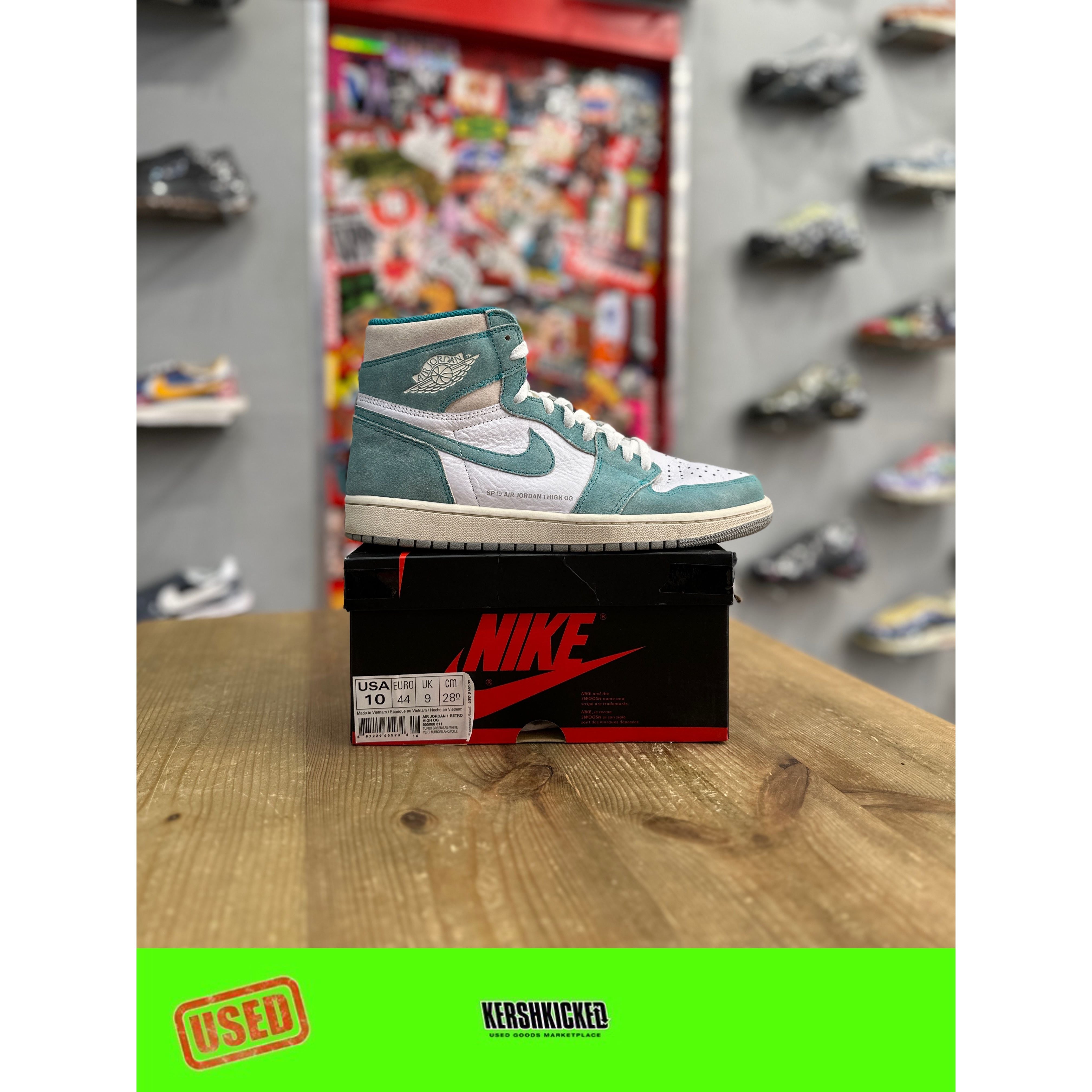 Jordan 1 Retro High Turbo Green UK 9 Jordan s KershKicks