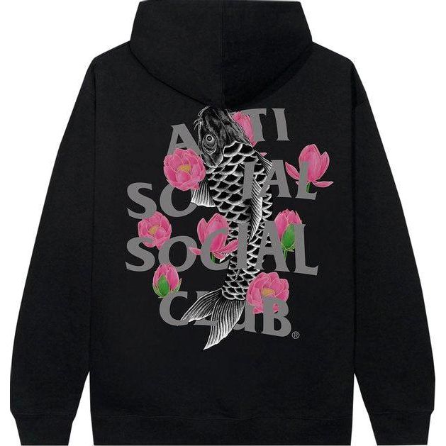 Anti Social Social Club Koi Ornamental Hoodie Black by Anti Social Social Club in . Available at KershKicks for £110.00. A must-have for fans of Anti Social Social Club looking to elevate their style with this Hoodie.
