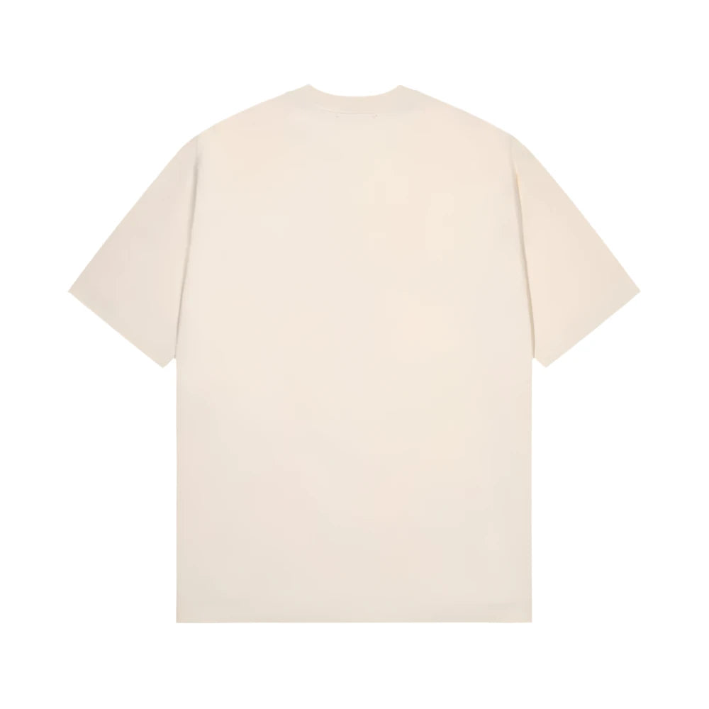 Broken Planet Basics T-shirt Washed Vanilla White Cobalt