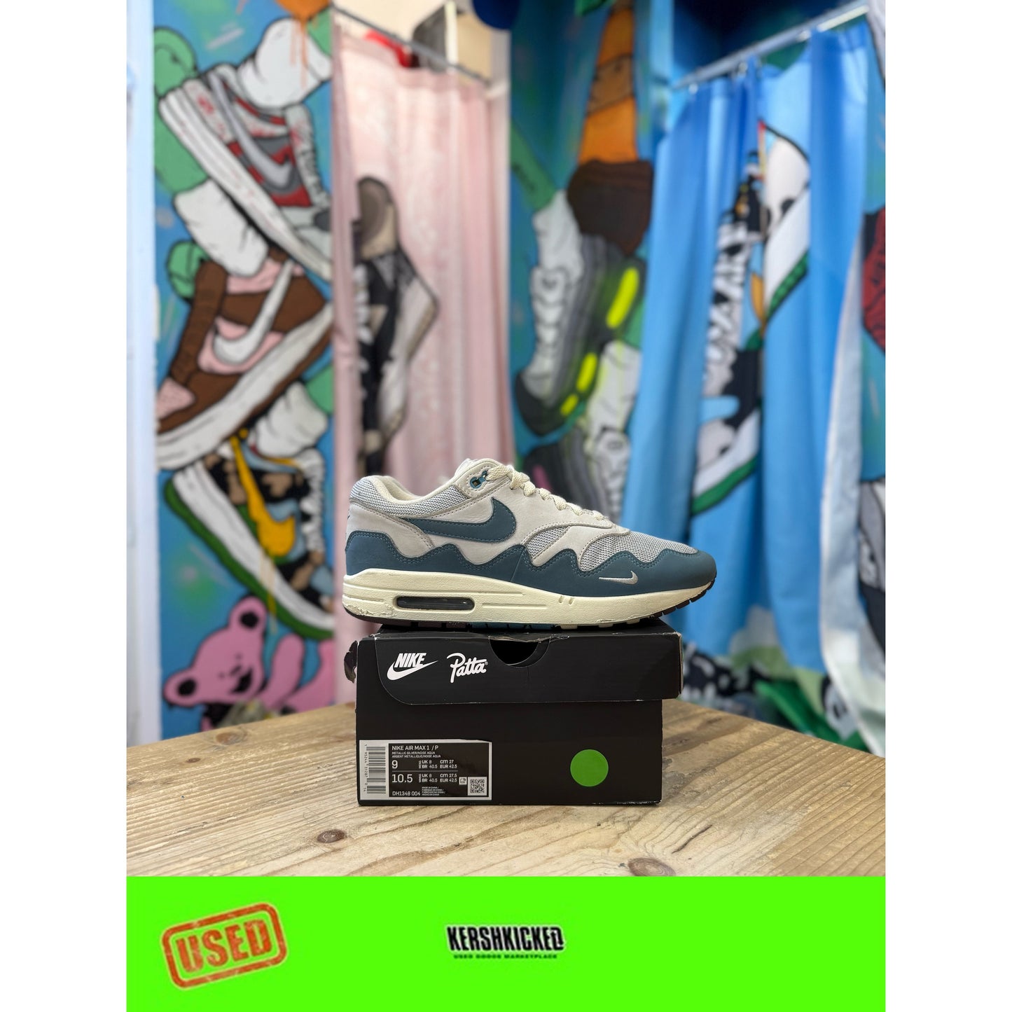 Nike Air Max 1 Patta Aqua UK8