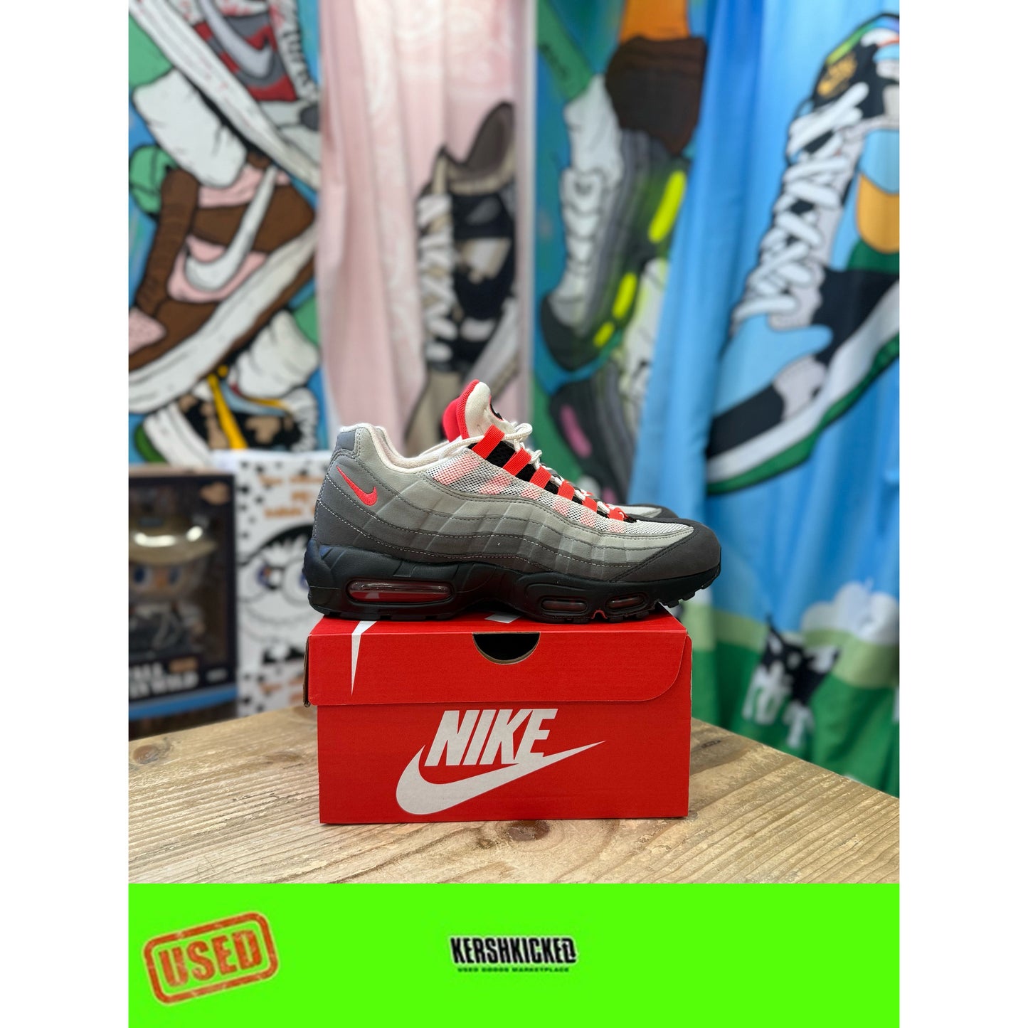 Nike Air Max 95 Solar Red (2018) UK 8.5
