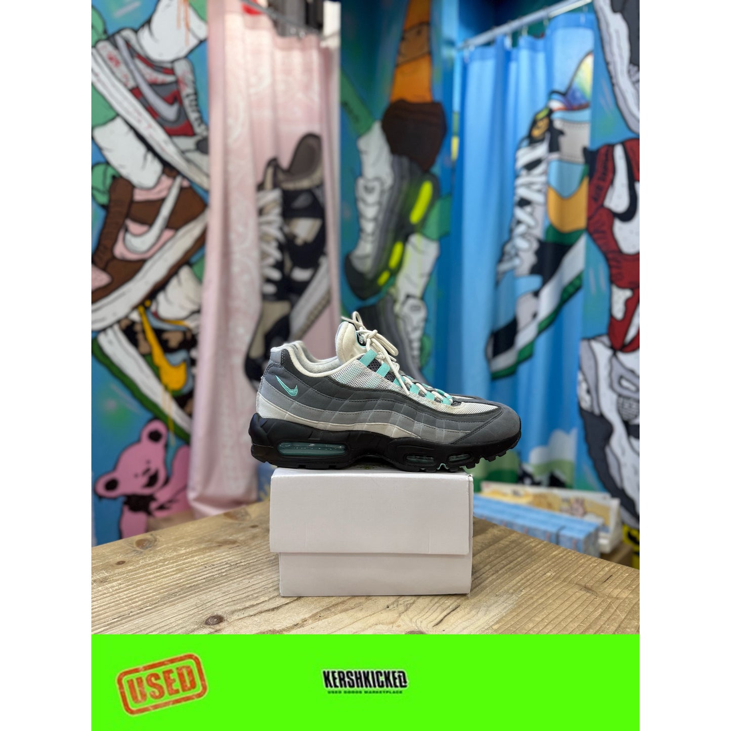 Nike Air Max 95 Hyper Turquoise UK 10.