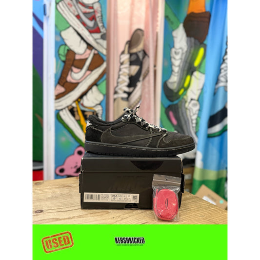 Jordan 1 Low Travis Scott Black Phantom UK8.5