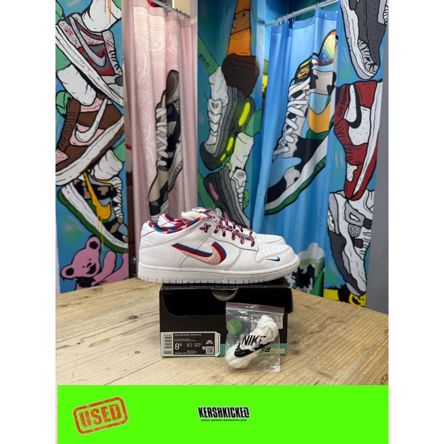 Nike SB Dunk Low Parra UK 7.5