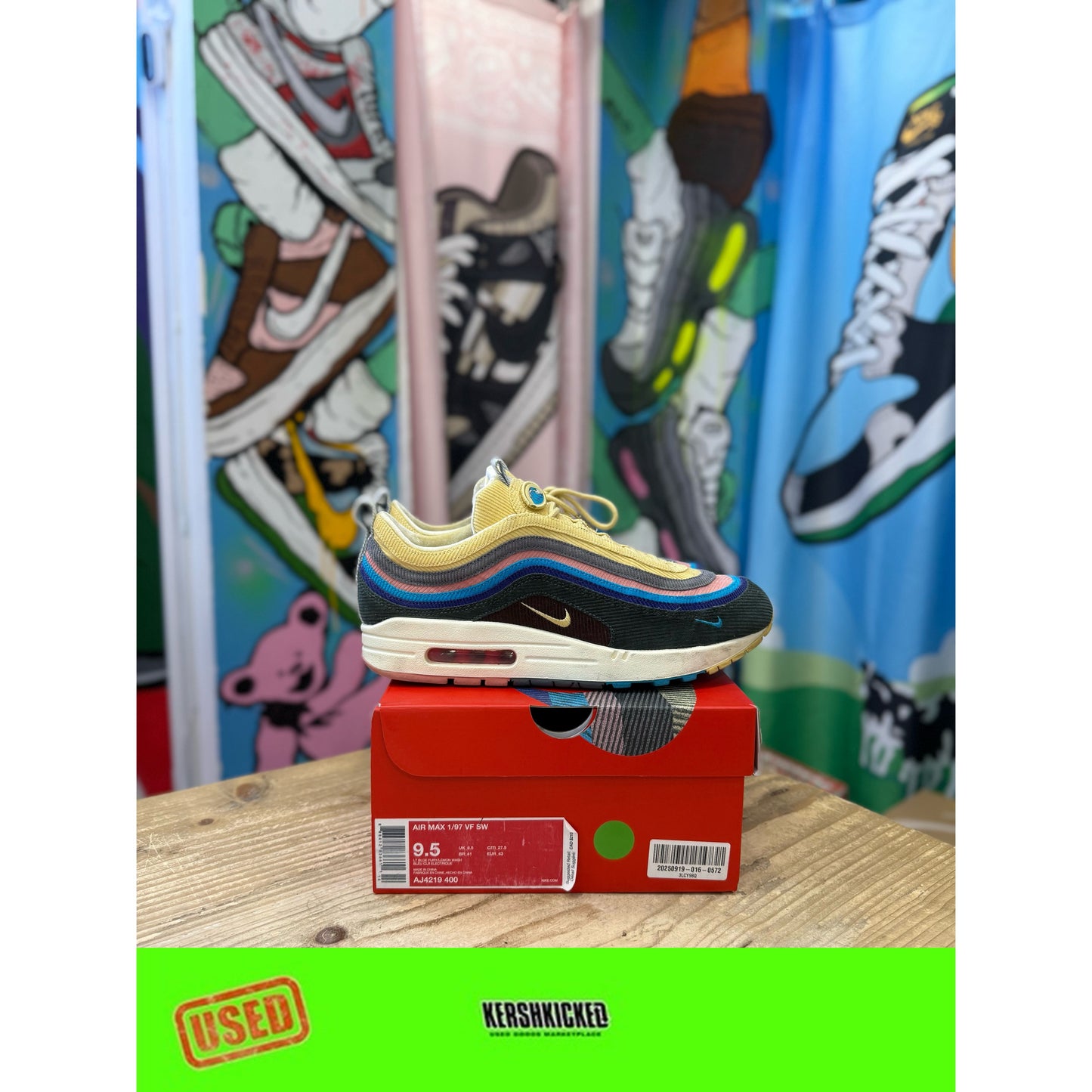 Nike Air Max 1/97 Sean Wotherspoon UK 8.5