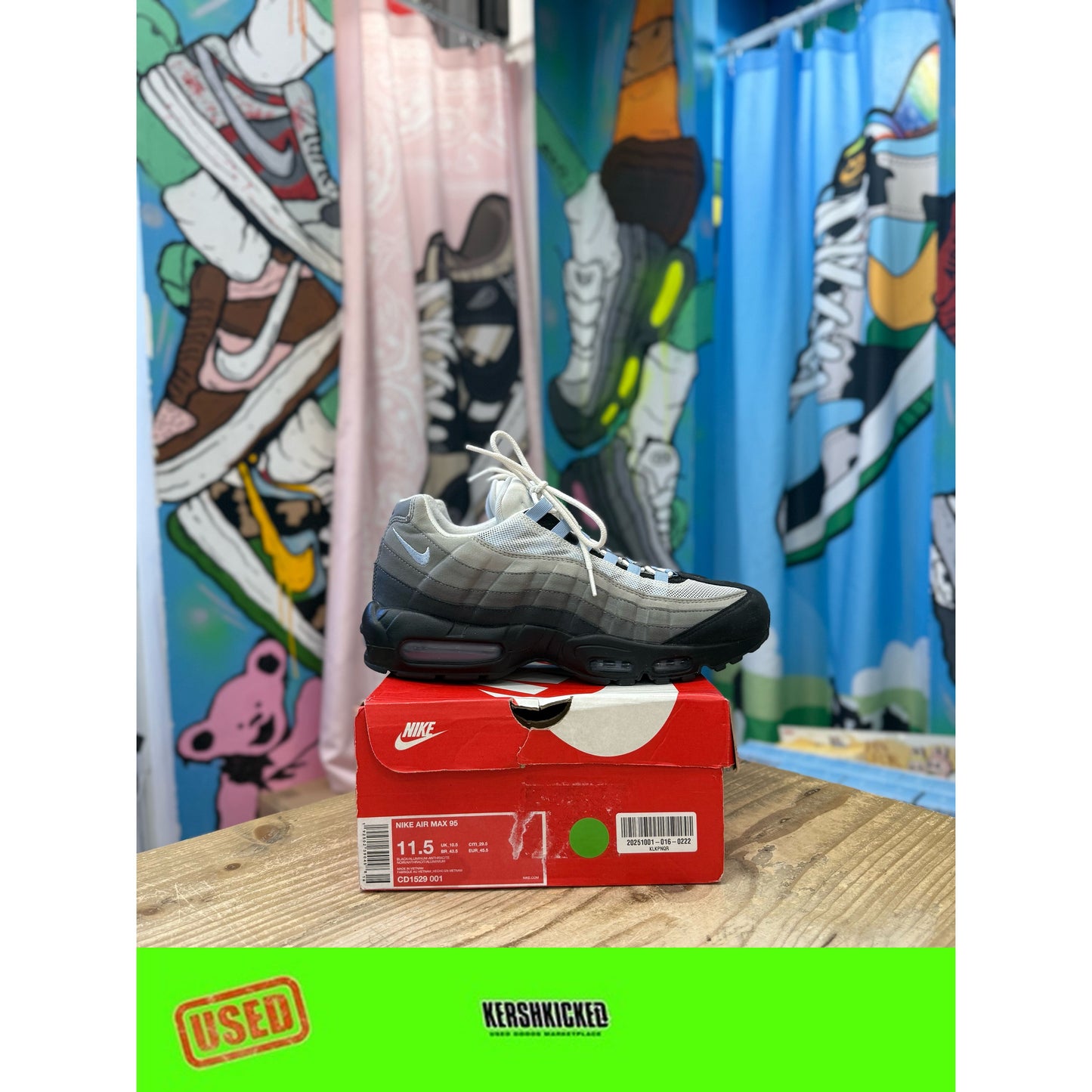 Nike Air Max 95 Aluminium UK 10.5