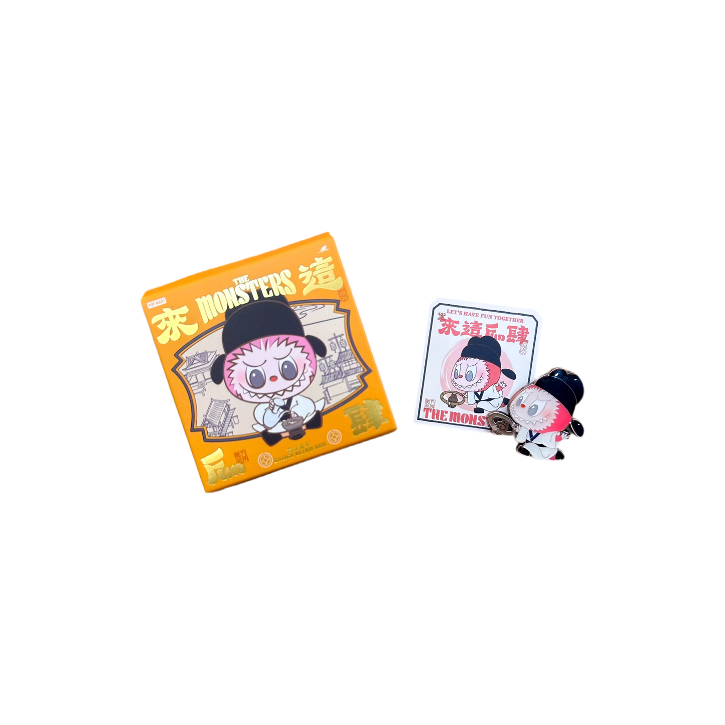 Pop Mart Labubu The Monsters Let's Have Fun Together Series Badge Single Blind Box