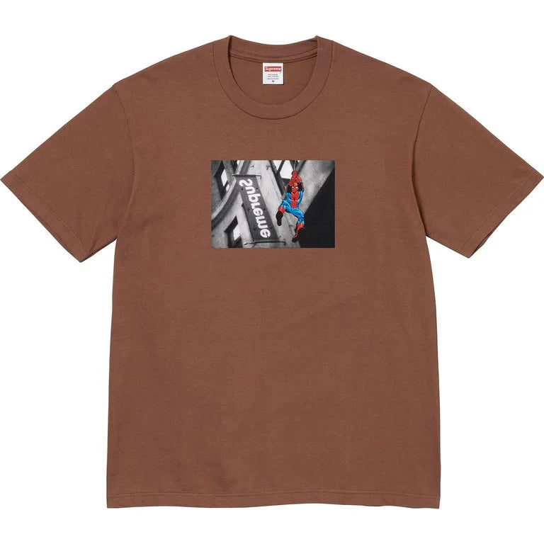 Supreme®/Spider-Man Tee Brown | Supreme | KershKicks