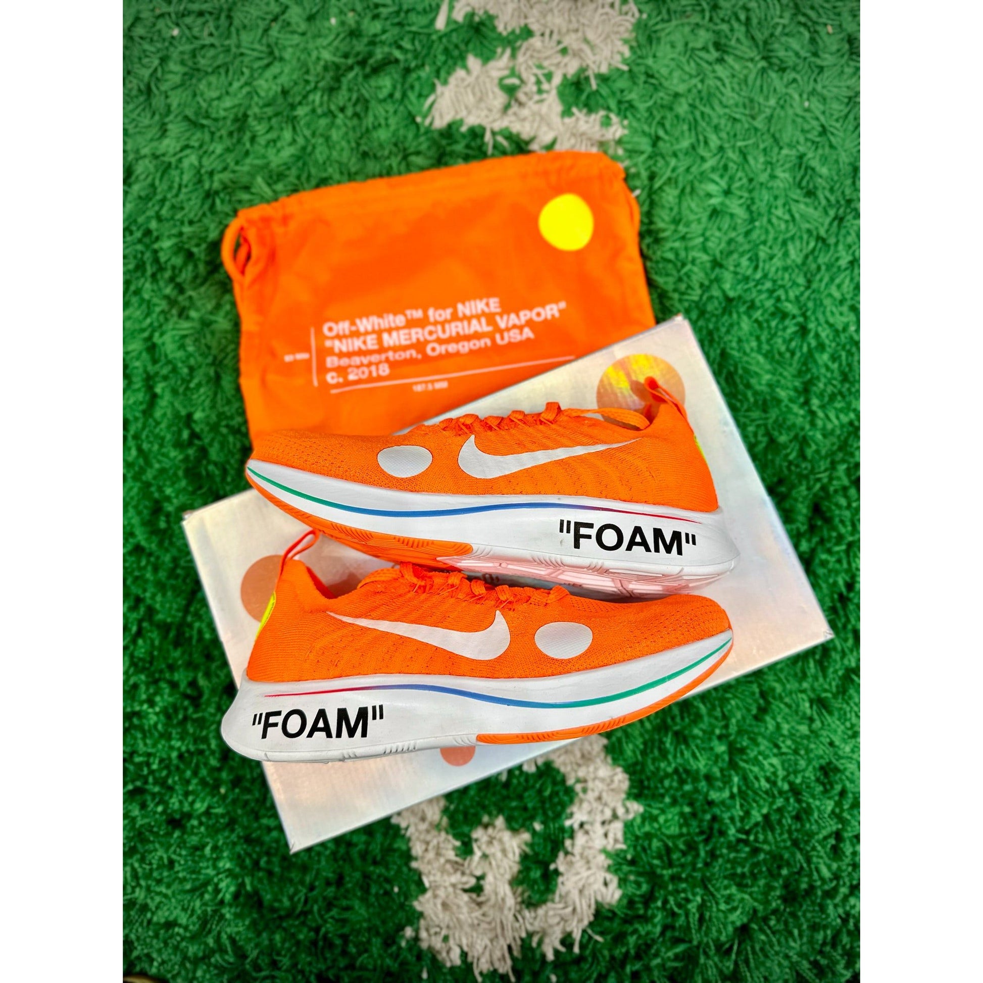 Nike Zoom Fly Mercurial Off-White Total Orange by Nike from £235.00