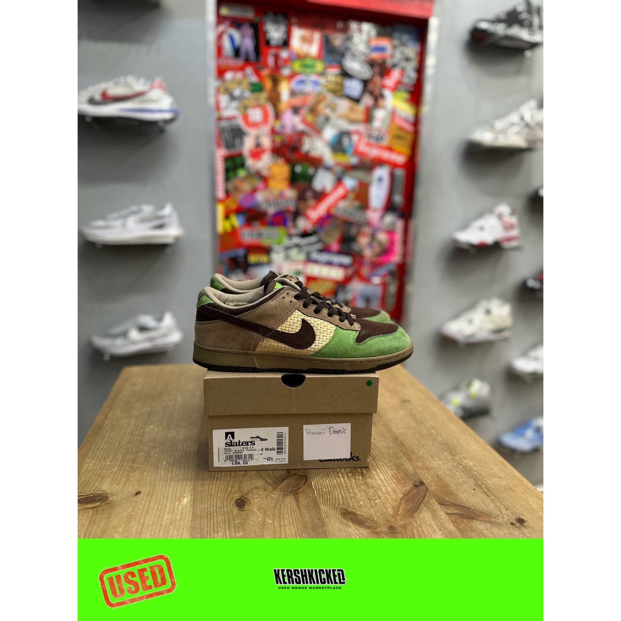 Nike Dunk Low KicksHawaii Aloha 2004 UK9