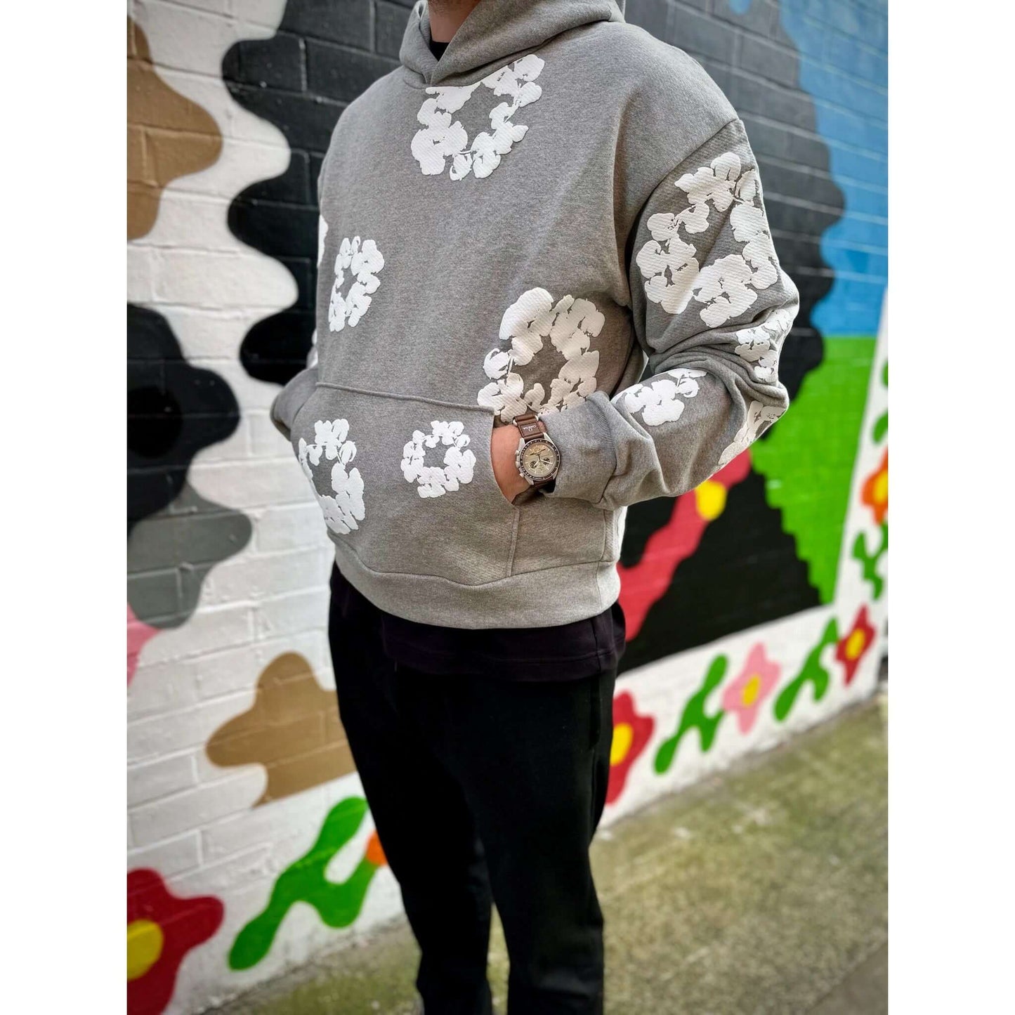 Denim Tears 'The Cotton Wreath' Hoodie Grey by Denim Tears in . Available at KershKicks for £350.00. A must-have for fans of Denim Tears looking to elevate their style with this Hoodie.