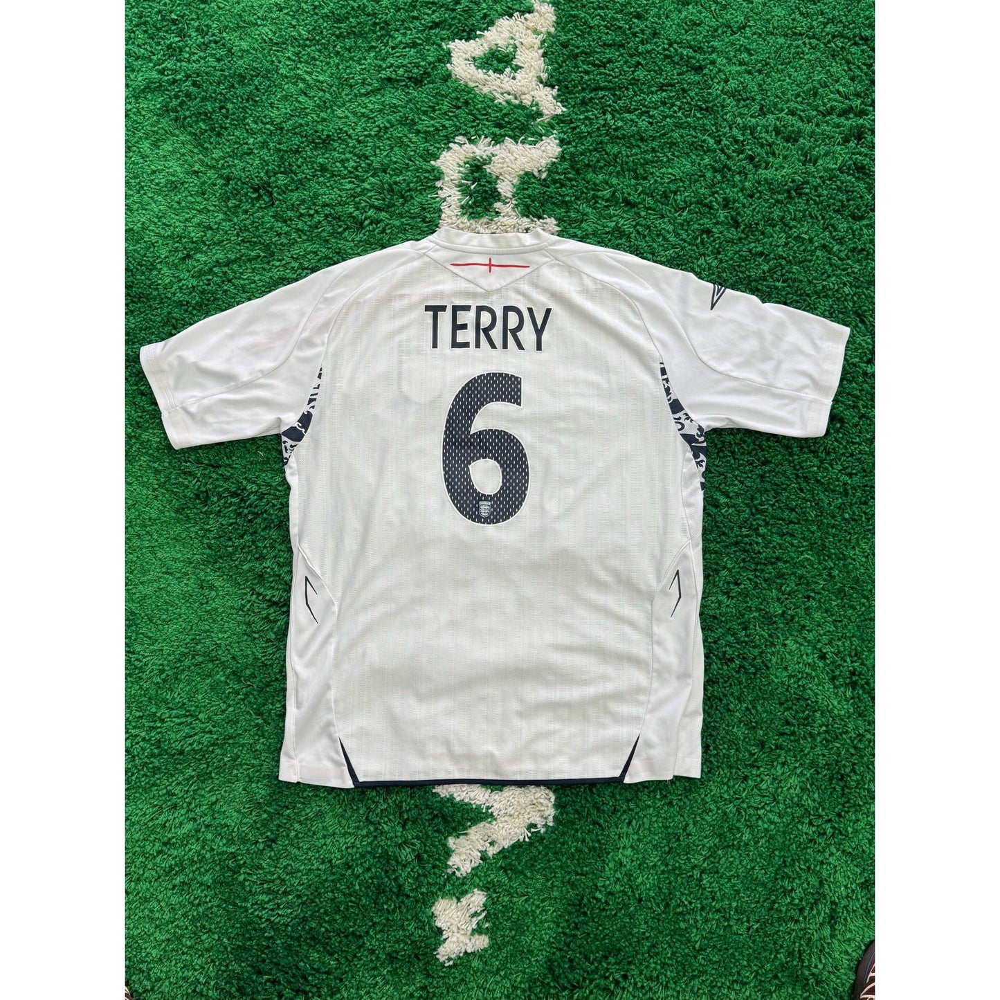 England Home Shirt 2008-2010 Terry #6 XL by KershKits in Clothing. Available at KershKicks for £75.00. A must-have for fans of KershKits looking to elevate their style with this Kits.