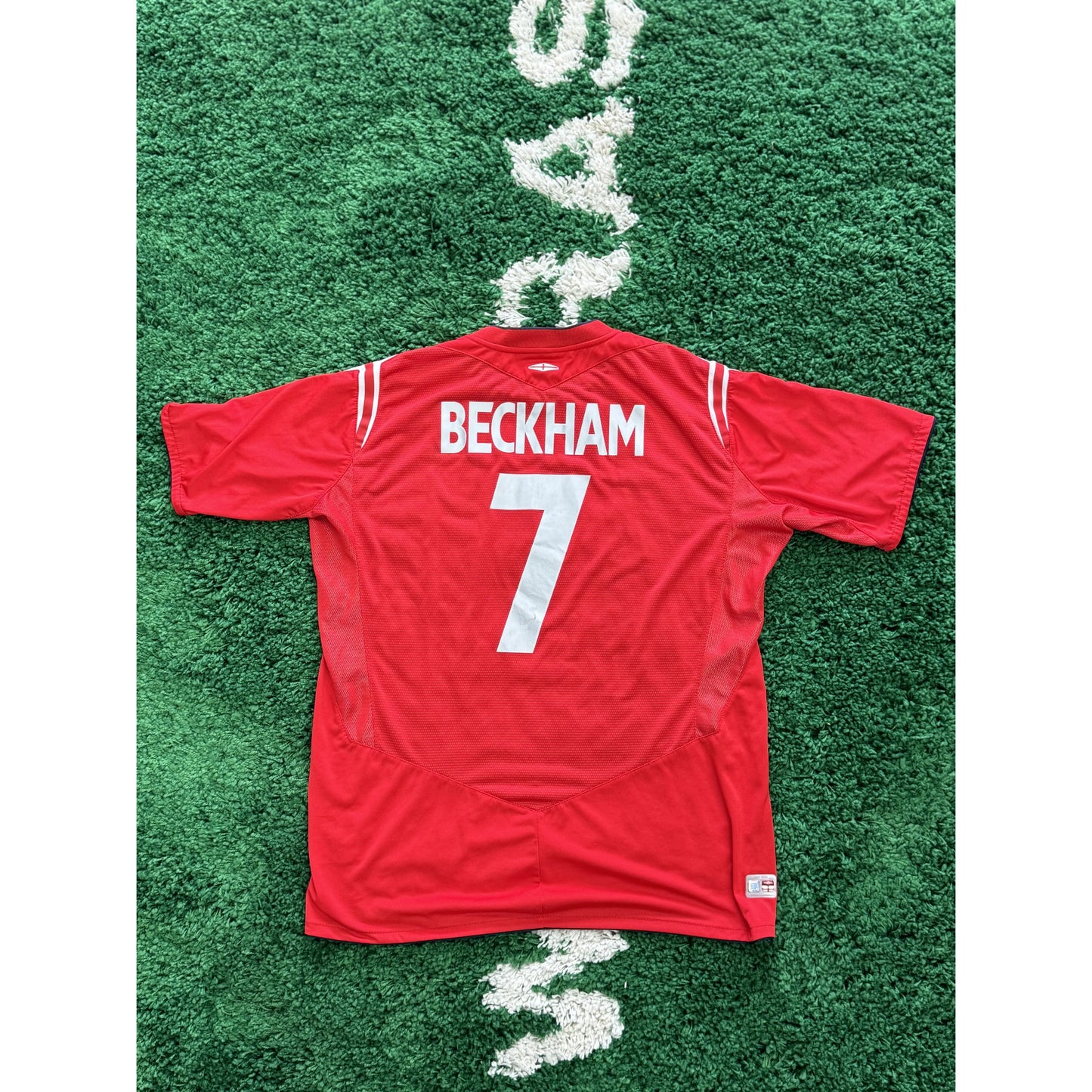 England Away Shirt 2004-2006 Beckham #7 XL by KershKits in Clothing. Available at KershKicks for £60.00. A must-have for fans of KershKits looking to elevate their style with this Kits.