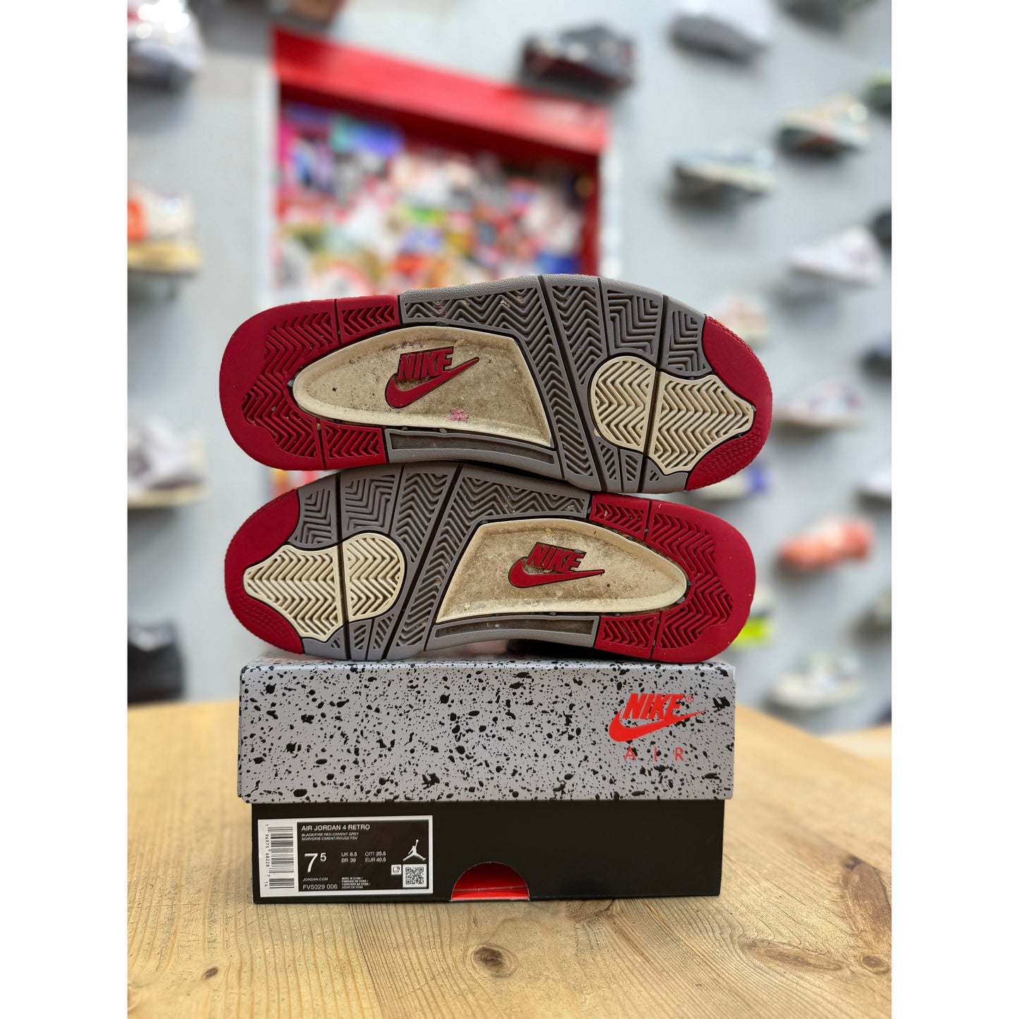Jordan 4 Retro Bred Reimagined UK 6.5