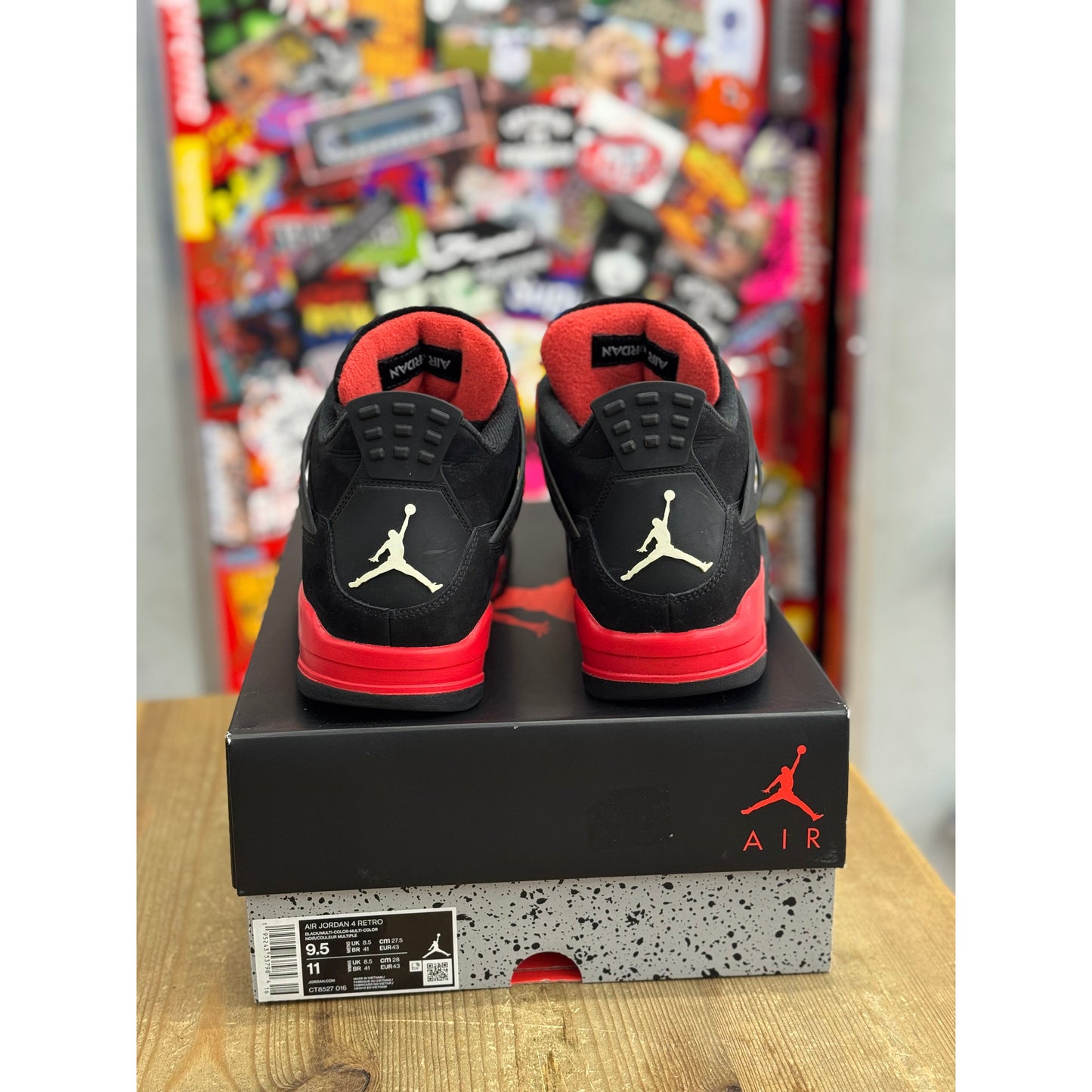 Jordan 4 Retro Red Thunder UK 8.5