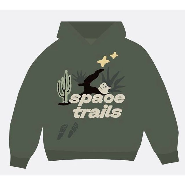 Broken Planet Market Space Trails Hoodie Agave Green