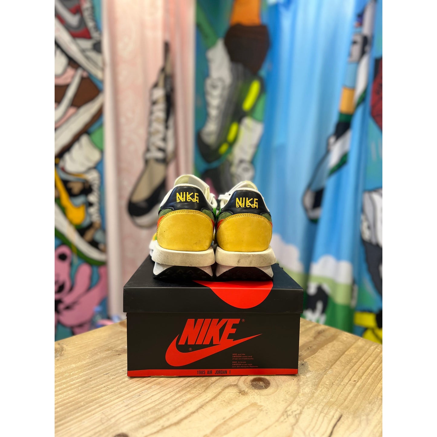 Nike Sacai LDWaffle Gusto Green UK10.5