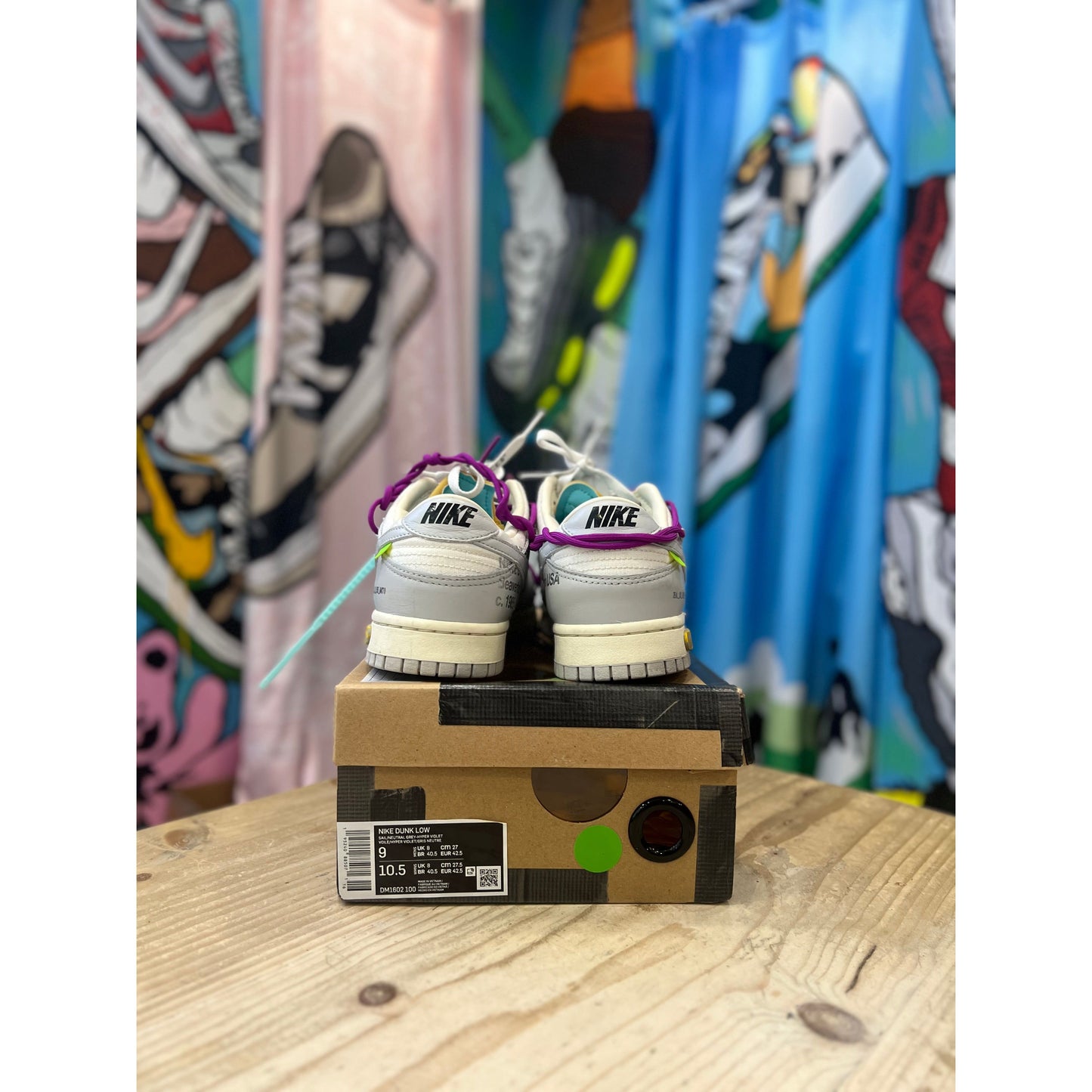 Nike Dunk Low Off White LOT 21 UK 8