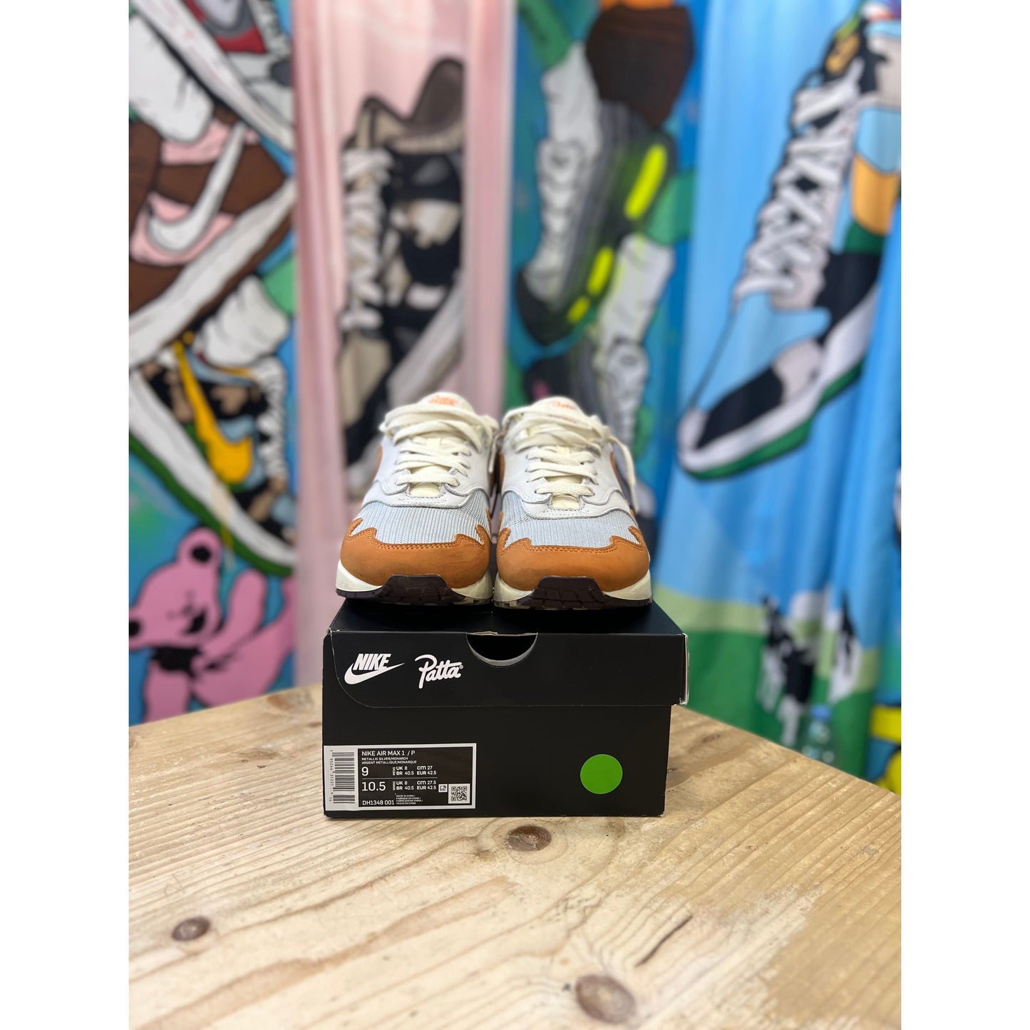 Nike x Patta Air Max 1 Monarch UK 8