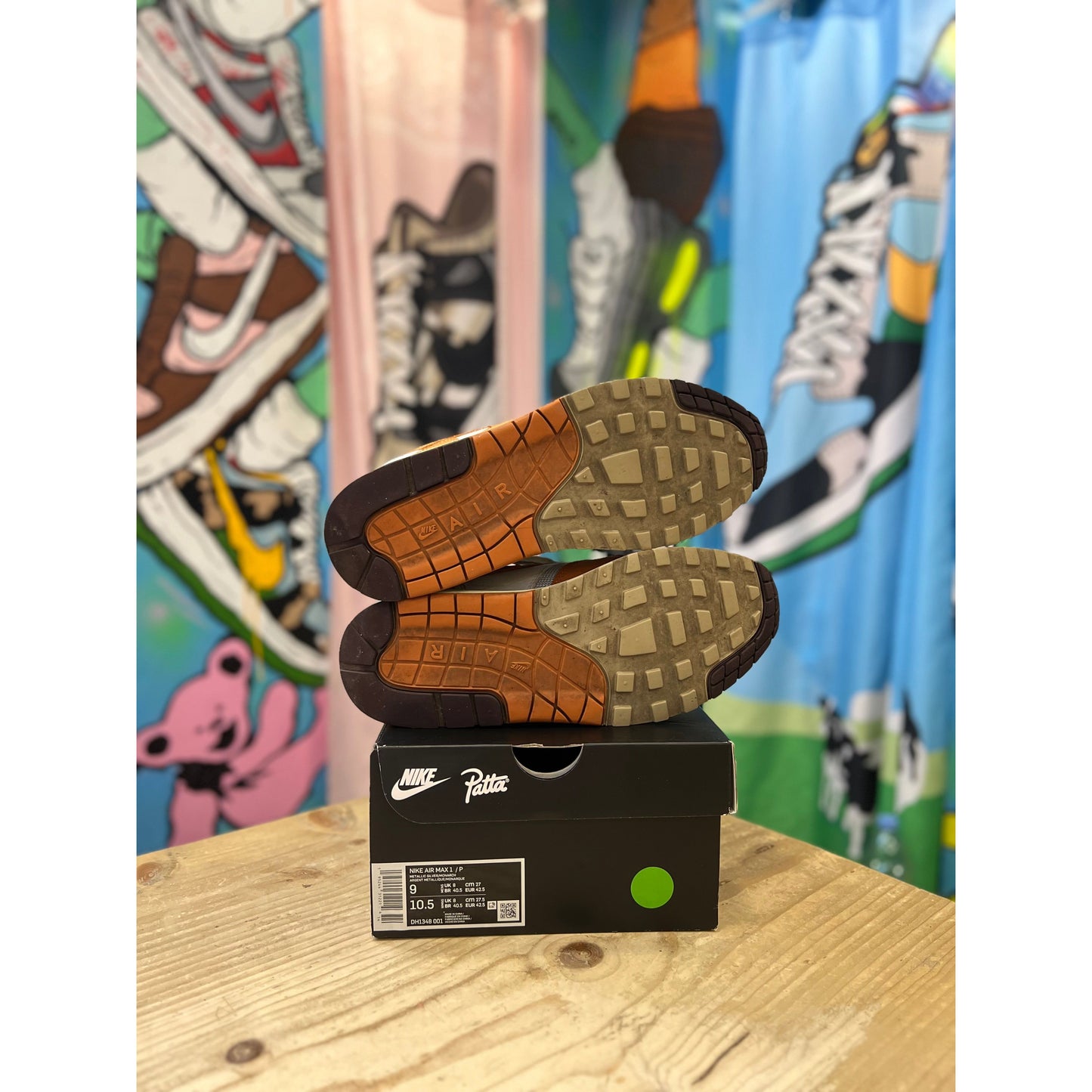 Nike x Patta Air Max 1 Monarch UK 8