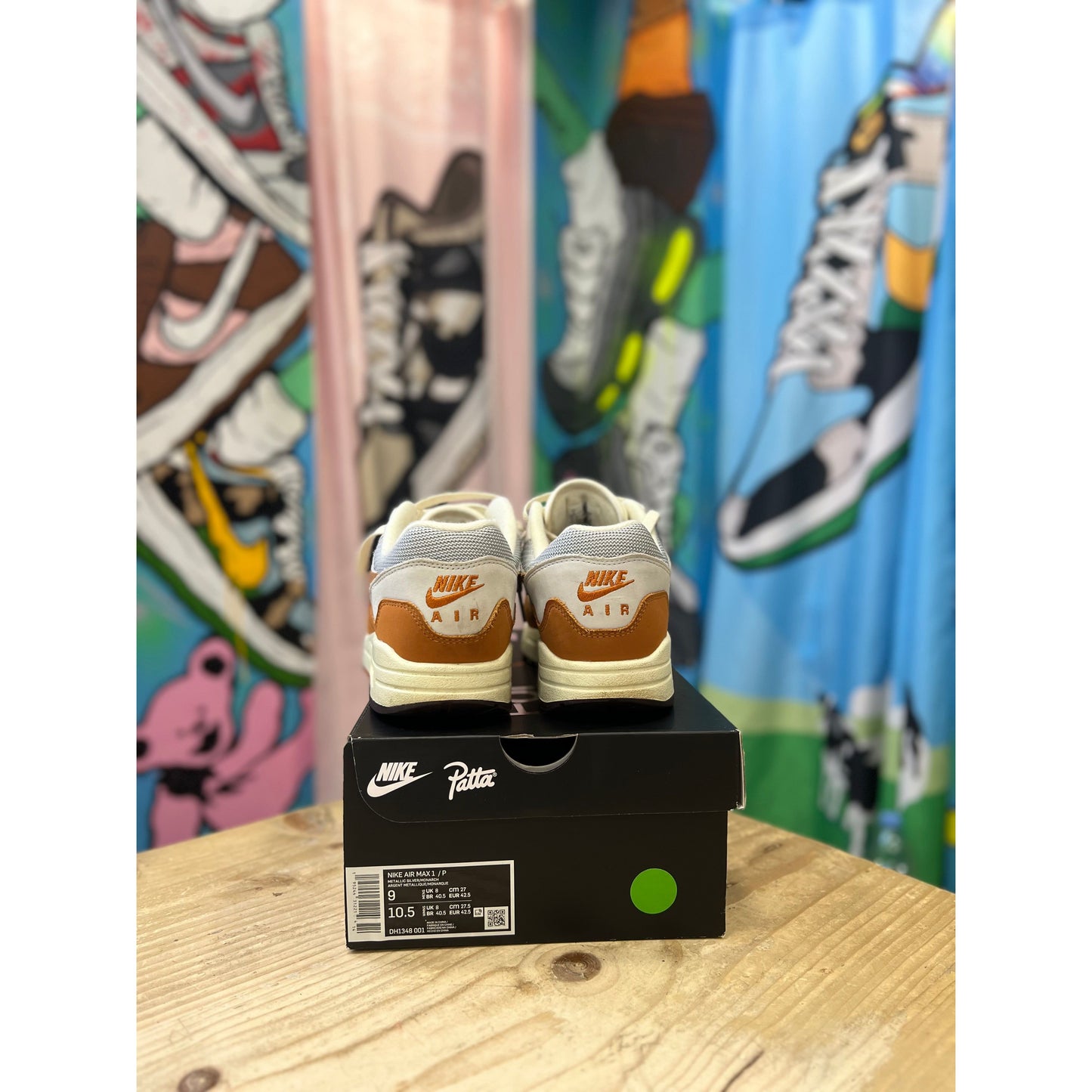 Nike x Patta Air Max 1 Monarch UK 8