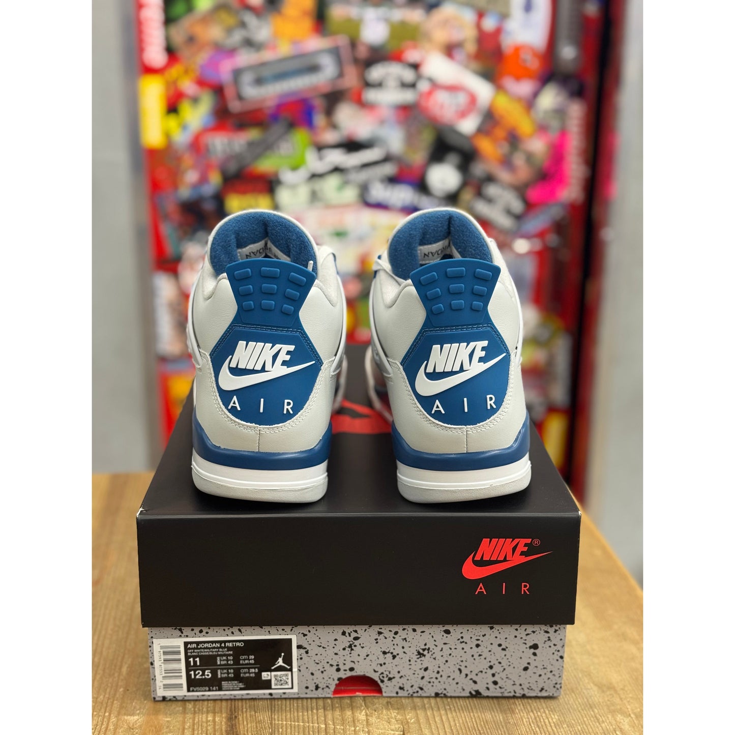 Jordan 4 Retro Military Blue UK 10.