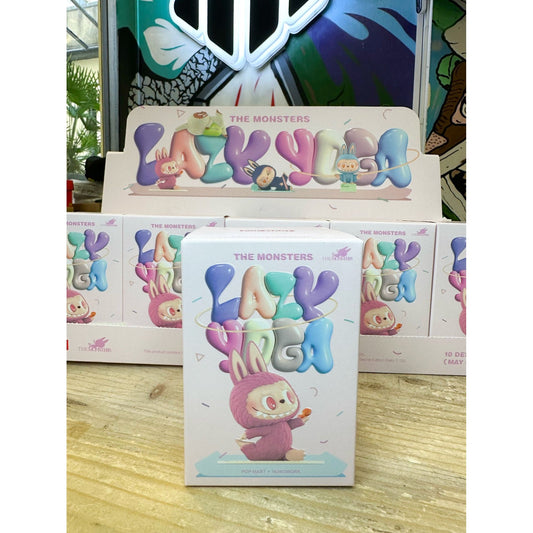 Pop Mart Labubu The Monsters Lazy Yoga Series Figures Single Blind Box