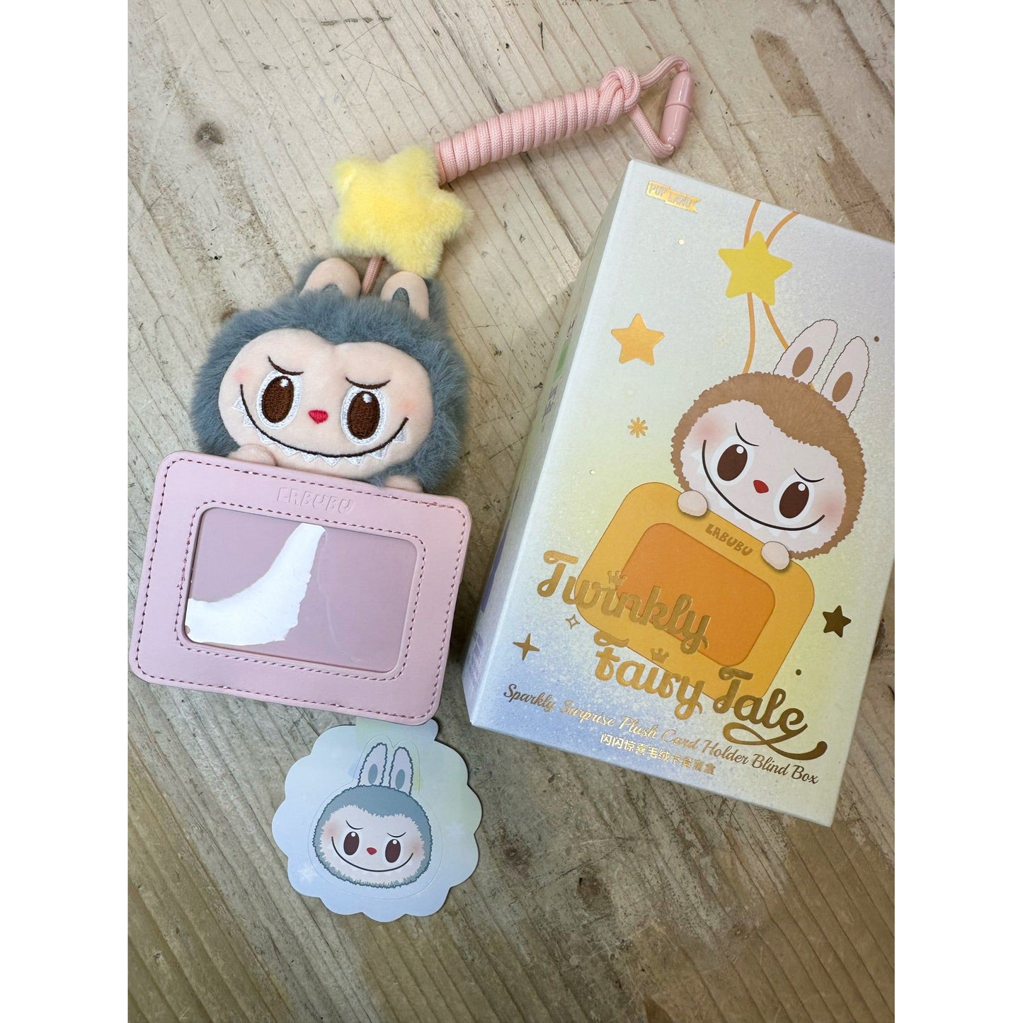 Pop Mart Labubu The Monsters Twinkly Fairy Tale Sparkly Surprise Plush Card Holders (Pop Land Exclusive) Blind Box