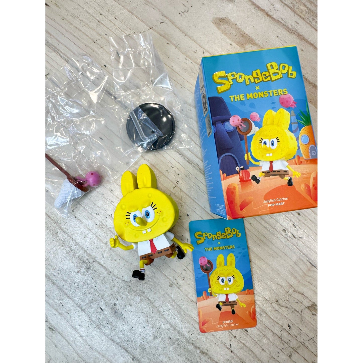 Pop Mart Labubu The Monsters Spongebob Series Figure Single Blind Box