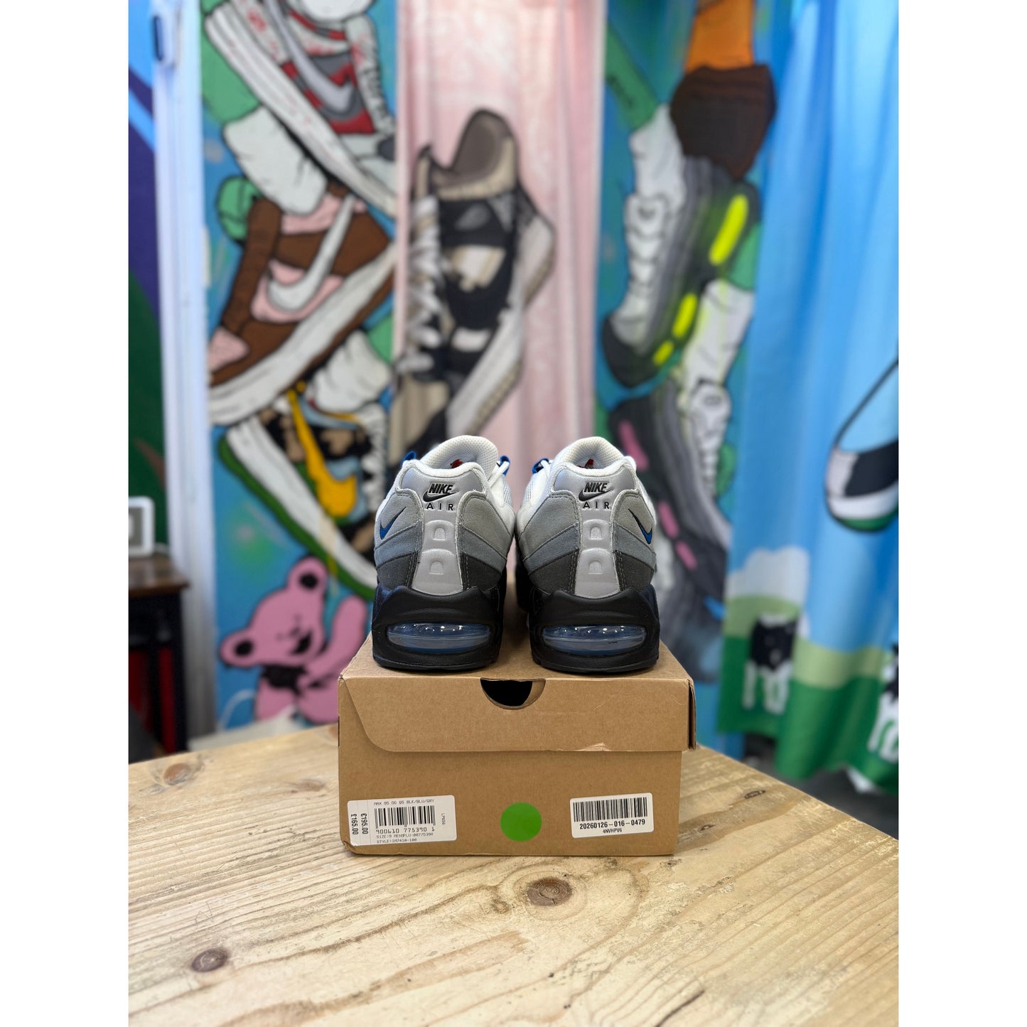 Nike Air Max 95 OG Big Bubble Blue Spark UK 9