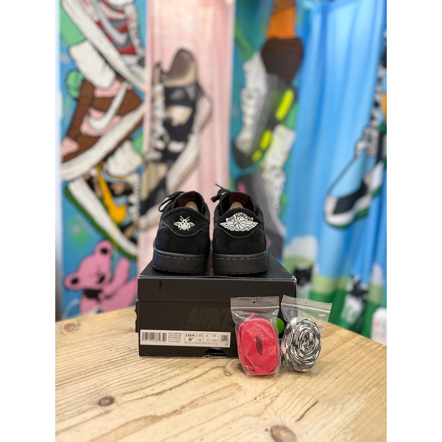 Jordan 1 Retro Low OG SP Travis Scott Black Phantom UK 7.5