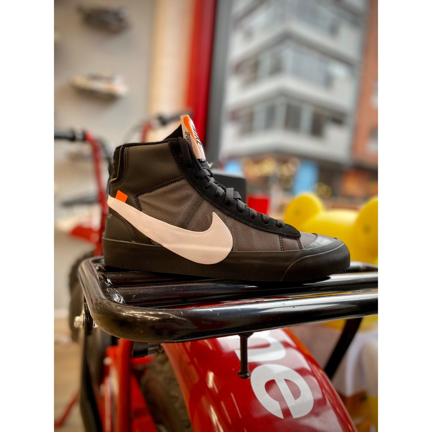 Nike Blazer Mid Off - White Grim Reaper by Nike in Shoes. Available at KershKicks for £750.00. A must-have for fans of Nike looking to elevate their style with this Shoes.