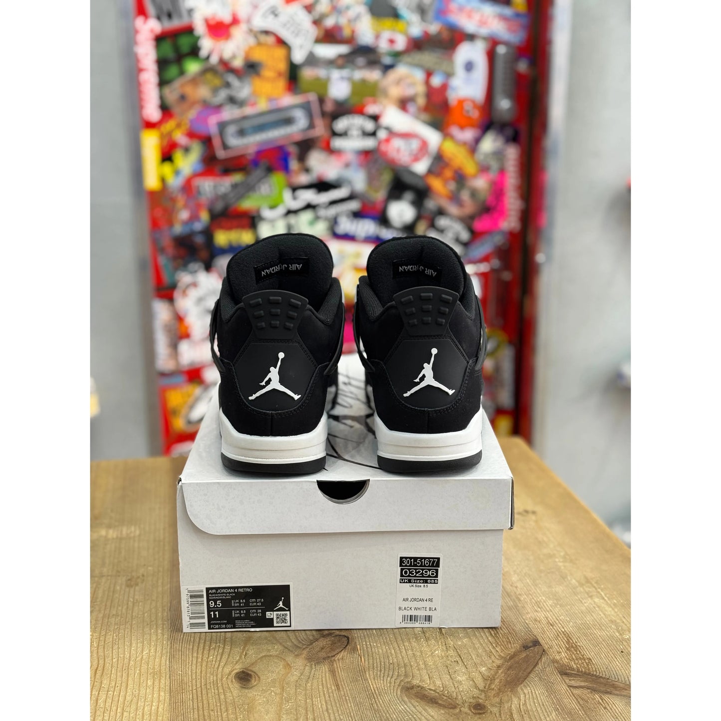 Jordan 4 White Thunder UK 8.5.