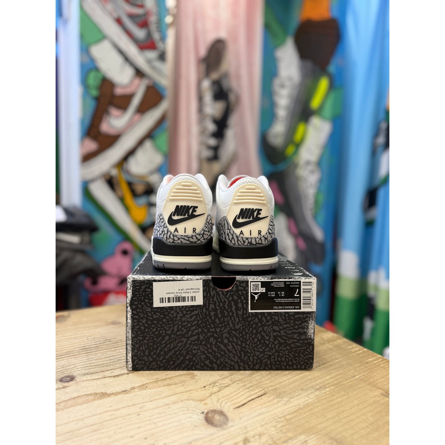 Jordan 3 Retro White Cement Reimagined UK 6