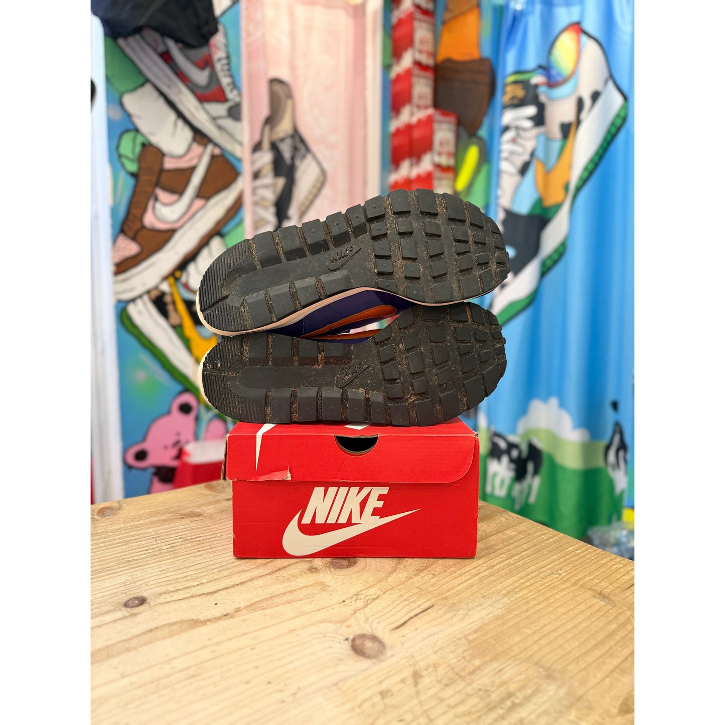 Nike Sacai Vapourwaffle Dark Iris UK10