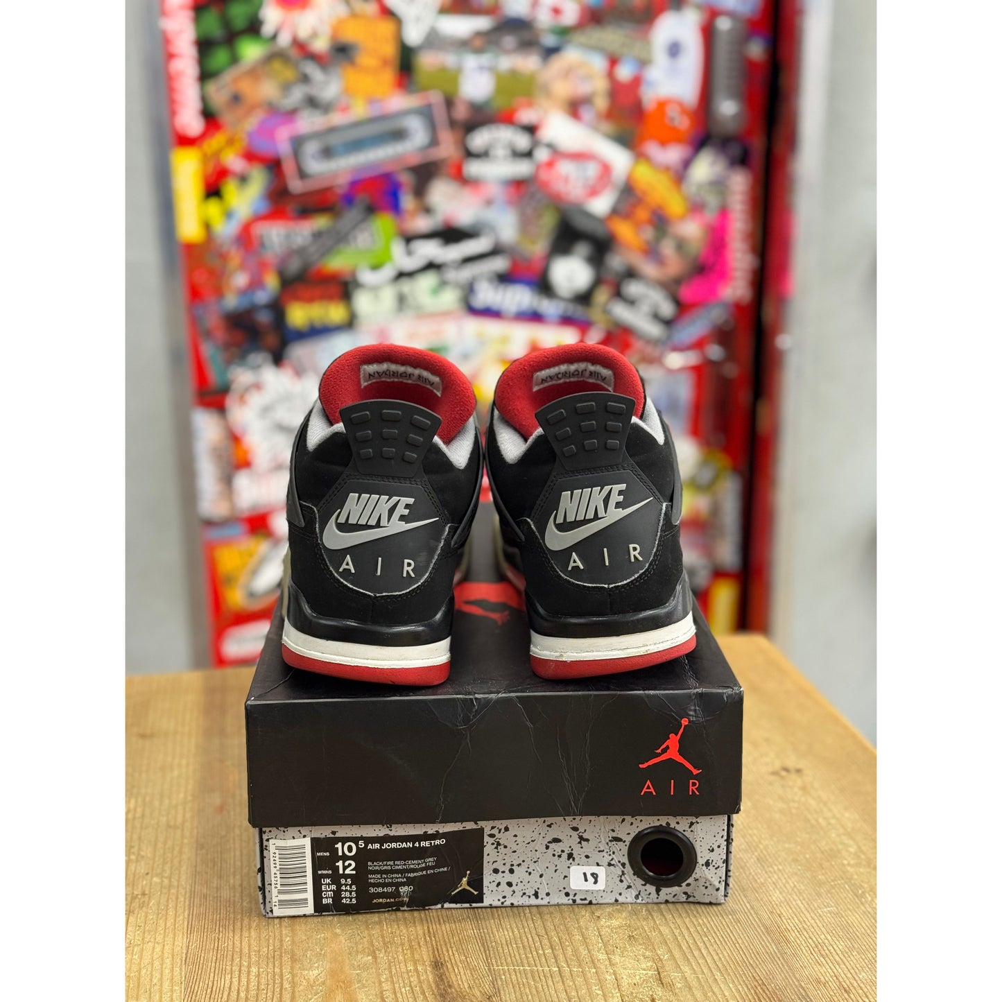 Jordan 4 Retro Bred (2019) UK 9.5