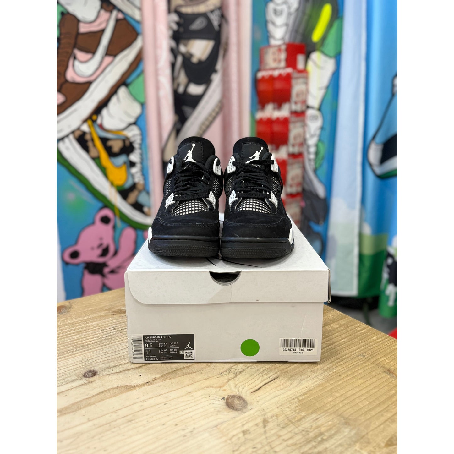 Jordan 4 White Thunder UK 8.5